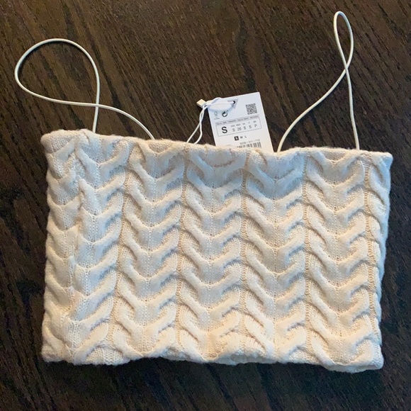 BRAND NEW ZARA 2021 COLLECTION SWEATER TANK - Picture 2 of 3